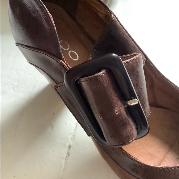 Aldo vintage y2k leather big buckle Mary Janes - Picture 3 of 6